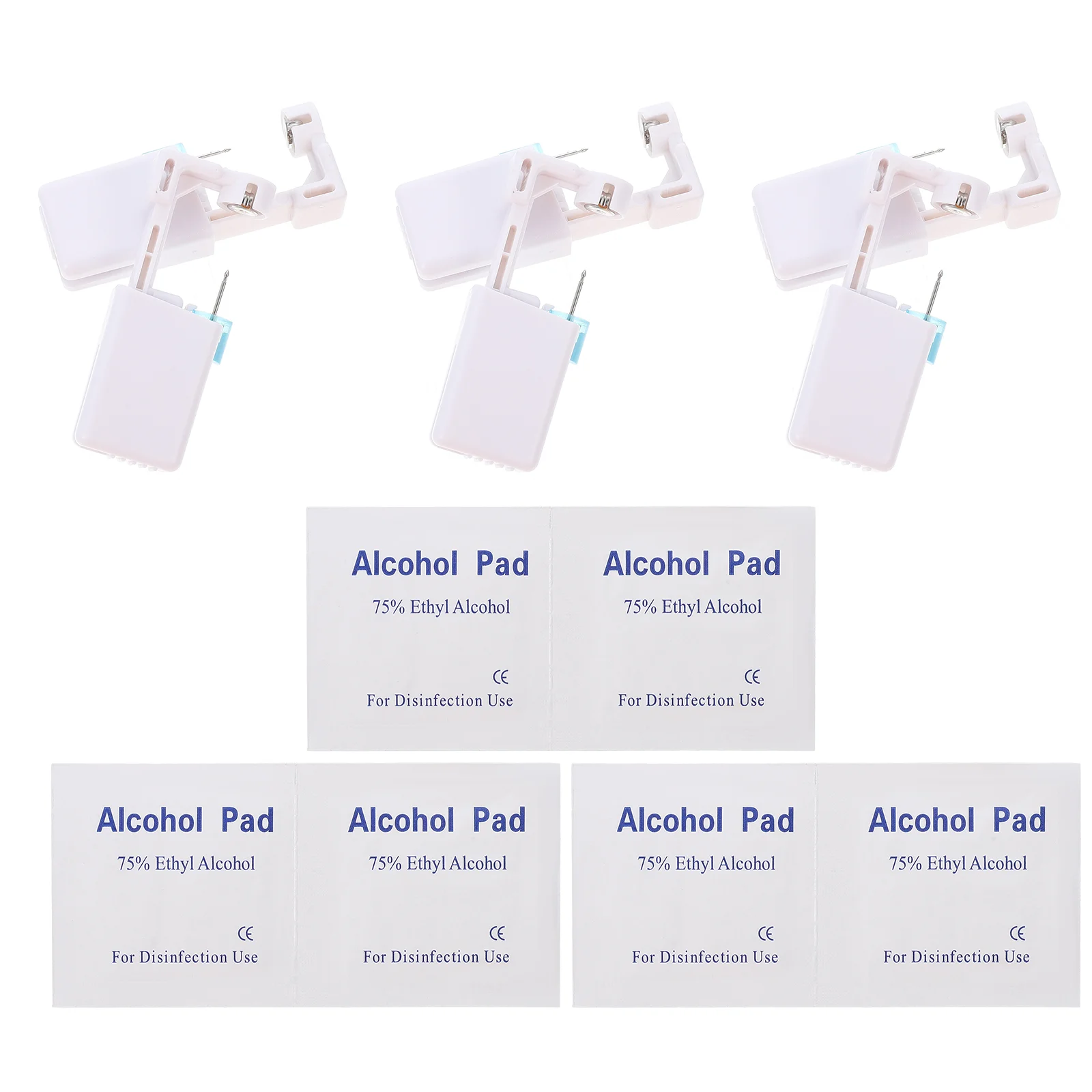 

1 Набор одноразовых сережек для пирсинга