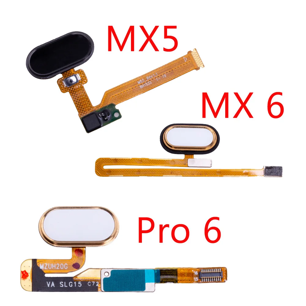 1 шт. домашняя кнопка отпечатков пальцев гибкий кабель лента для Meizu MX 5 6 Pro Кнопка