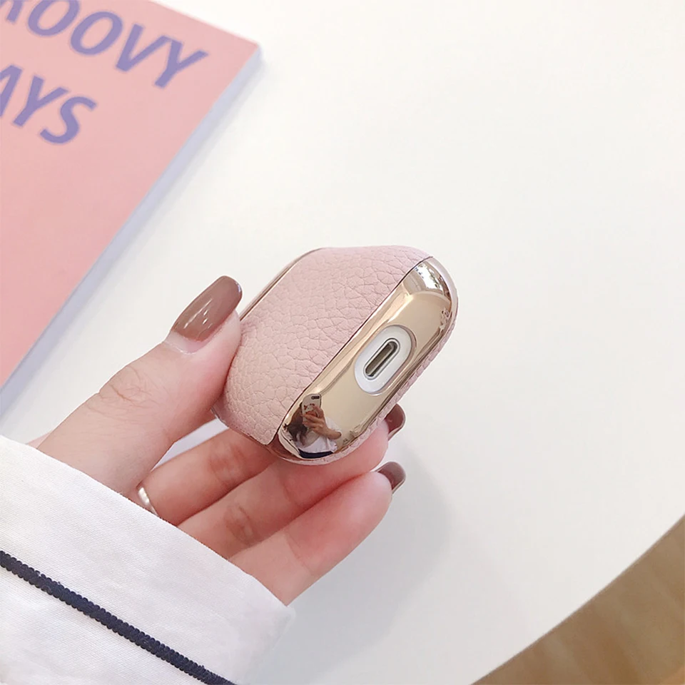 Высококачественный чехол из натуральной кожи для Apple Airpods 1 2, чехол, аксессуары, защита, роскошный модный наушник с Bluetooth сумкой