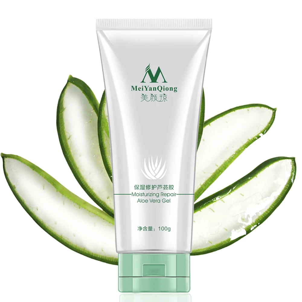

MeiYanQiong Moisturizing Repair Aloe Vera Gel Natural Plant Extracts Ance Treatment Day White Mild Soothing Face Skin Care 100g