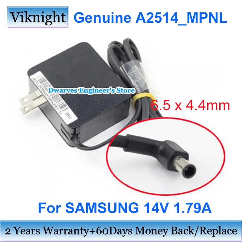 

US Plug A2514 _ mpnl зарядное устройство для ноутбука 14 в 1.79A 25 Вт для Samsung C27F396FH S24F350FHN A2514-DPN A2514 _ DSM A2514 _ FPN A2514 _ rpn