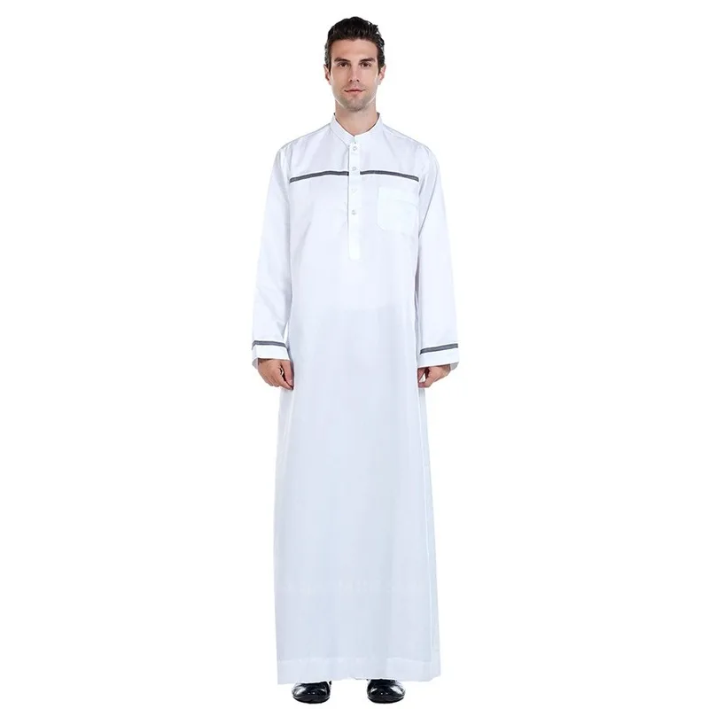Мужская повседневная одежда из саудовской аравии Jubba Thobe мужская абайя