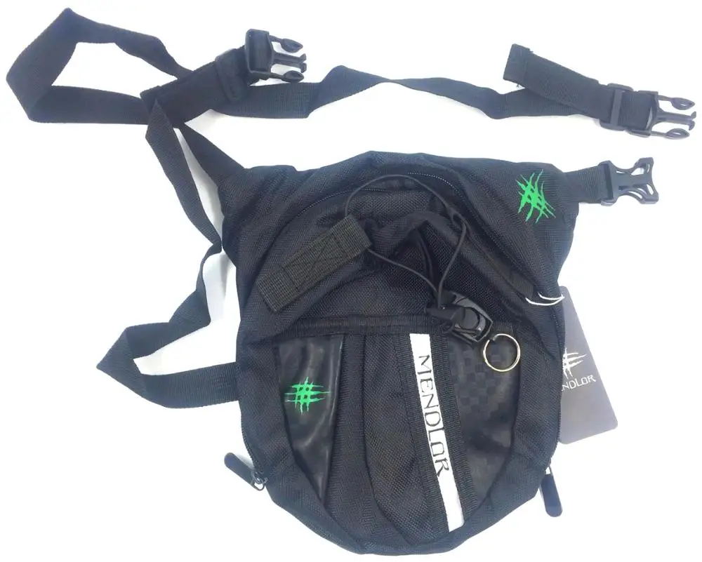 Нейлоновая поясная сумка для ног Водонепроницаемая мотоцикла забавная карманы