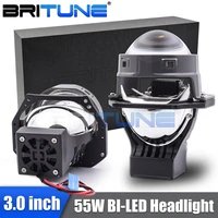 bi led lens 3 0 hella 3r g5 55w 12v 24v led projector headlight lenses dual diode chip car truck led lights accessories retrofit