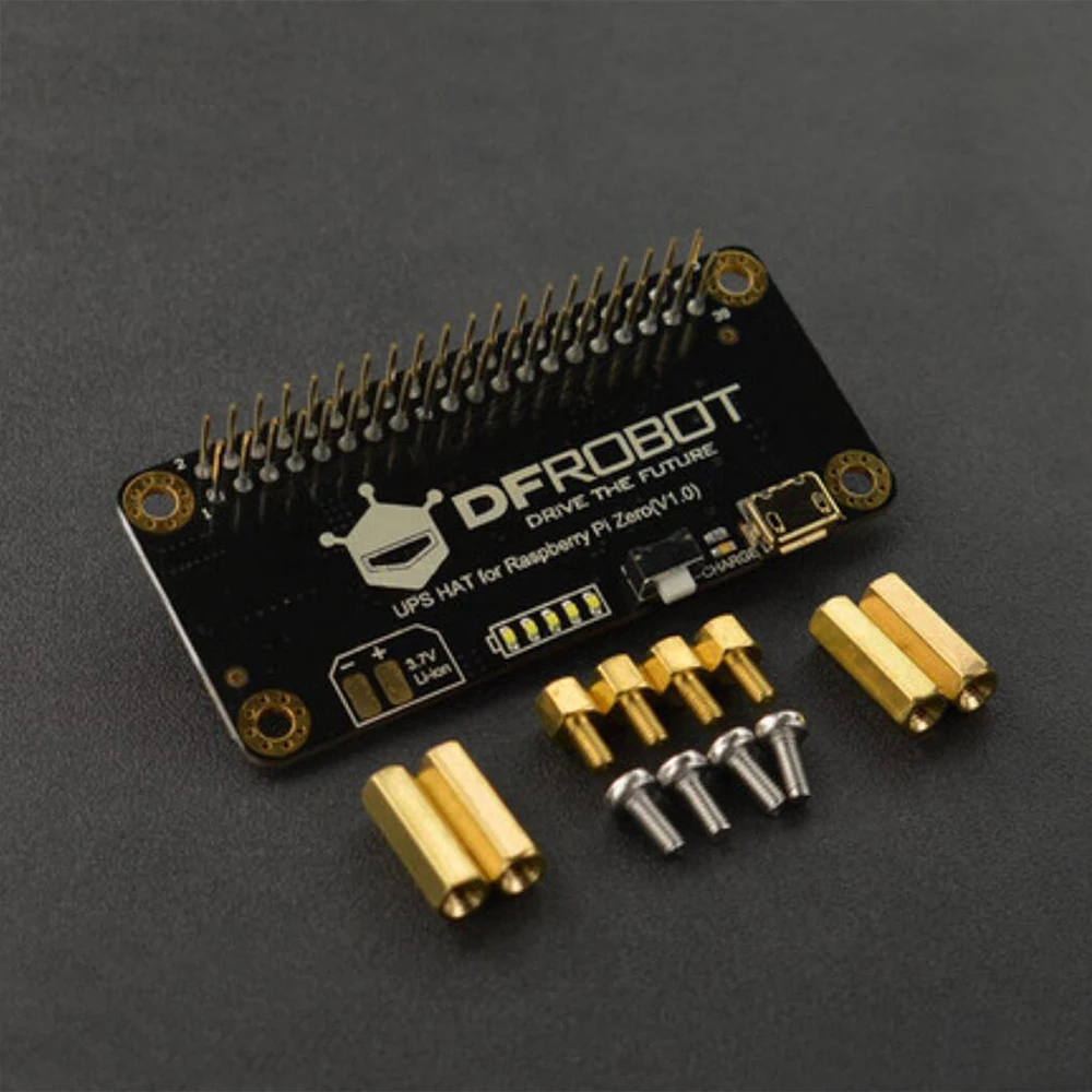 Новый экран DFRobot UPS HAT для Raspberry Pi 2/3/A + Zero MAX17043 2A выход поддержка автоматического