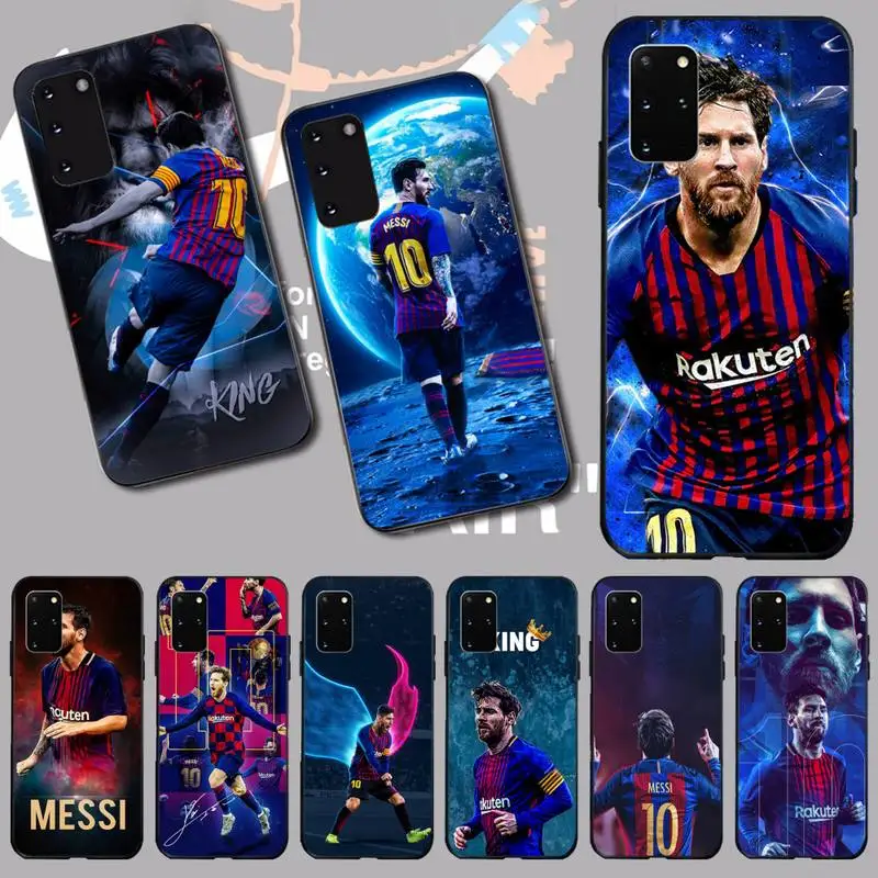 PENGHUWAN Messi DIY Печать чехол для телефона Samsung S20 plus Ultra S6 S7 край S8 S9 плюс S10 5G|Бамперы| |