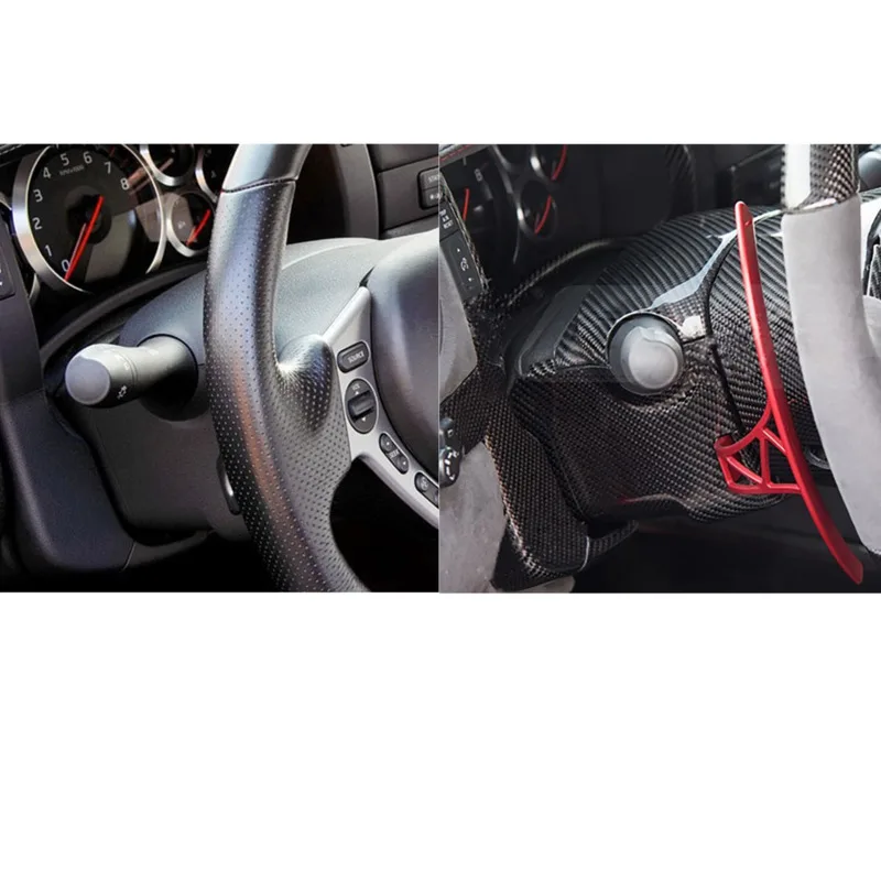 

Fit For Nissan GTR R35 2008-2016 Real Carbon Fiber Steering Wheel Base Modification Decoration 4 Piece Set