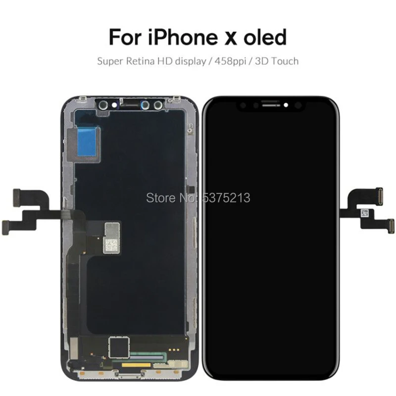 IBT Оригинальный ЖК-экран для iPhone X OLED дисплей TFT OEM Качество дигитайзер сборка