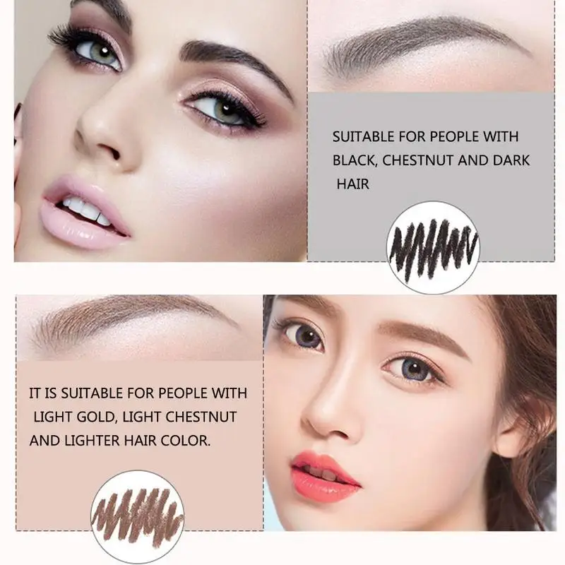 1 шт. натуральная красота брови микроблейдинг тату для бровей чернильная ручка