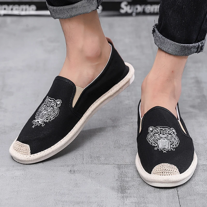 Мокасины PUPUDA мужские без шнуровки Повседневная модная летняя удобная обувь