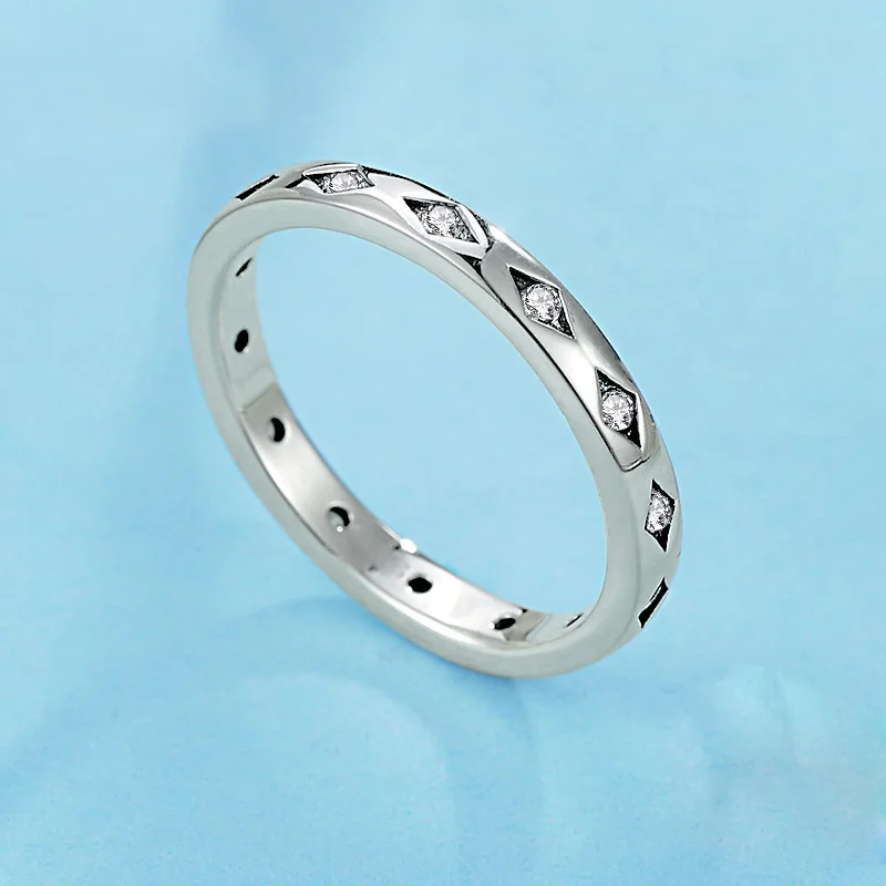 Кольца для влюбленных TONGZHE ювелирные изделия из белого золота с кубическим