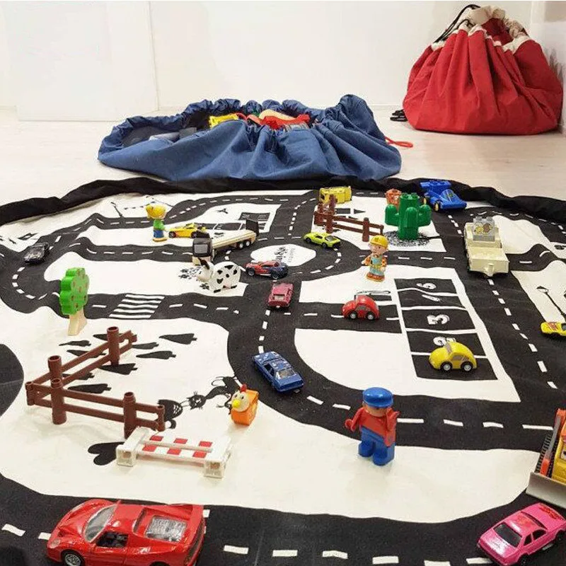 Игровой коврик для новорожденных хлопковый мягкий ползания круглый игровой