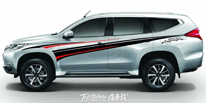 Стикер для автомобиля Mitsubishi новый pajero креативный стикер украшения дверей
