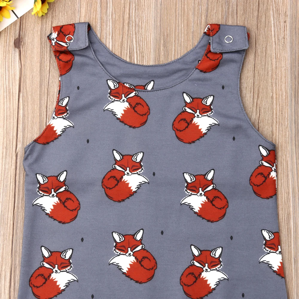 Комбинезон для маленьких девочек безрукавная Одежда новорожденных одежда