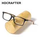 Новинка, винтажные очки HDCRAFTER из настоящей древесины, мужские оптические оправы по рецепту, оправа для очков при близорукости, дальнозоркости и дальнозоркости