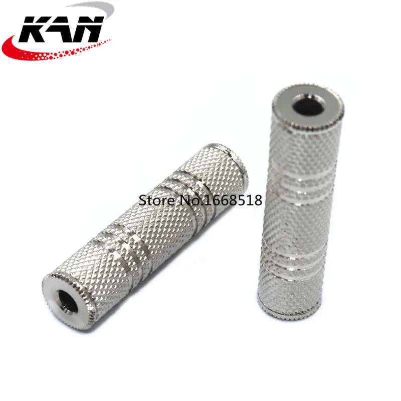 1 шт. золотистый серебристый 3 5 мм гнездо аудио адаптер соединитель стерео F/F