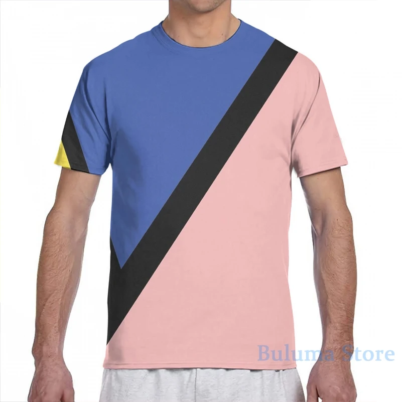 Футболка Mondrian с абстрактным принтом для мужчин и женщин модная тенниска надписью