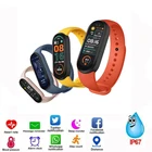 Смарт-часы M6 для мужчин и женщин, спортивный браслет, Bluetooth Смарт-часы с пульсометром, фитнес-трекер для Xiaomi, Apple, Android, часы 2021