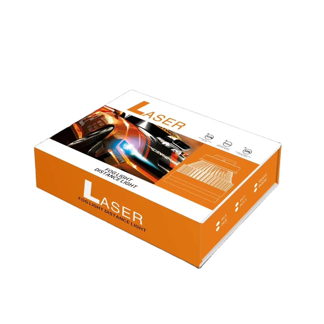 

LED Laser Fog Headlight Light Bulb H7 H8 H9 H11 9005/06 26W 2600LM 3000M Laser Meter Irradiation Distance Ultra Bright