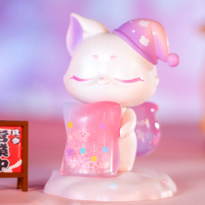 Original Kori Little Fox Miraculous Prayer Series Blind Box Toys Guess Bag Action Figure Kawaii Model Home Decoration Doll Gift