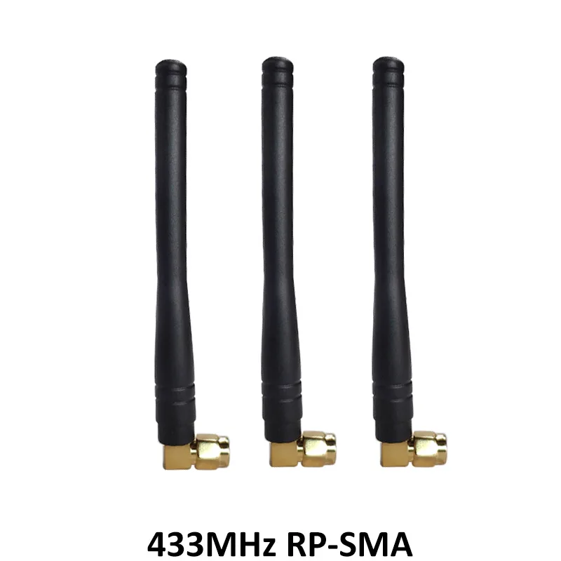 GRANDWISDOM 1-2pcs 433mhz antenna 3dbi sma female lora antene pbx iot module lorawan signal receiver antena high gain | Мобильные