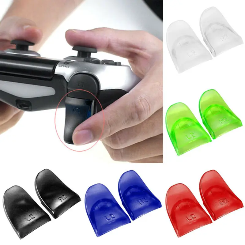 

PS4 Controller L2 R2 Trigger Button Extender Grips For PS4 Slim/Pro Controllers~