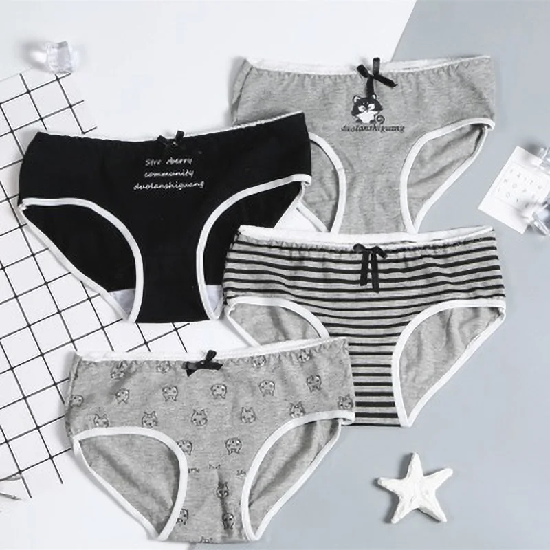 3 шт./компл. Для женщин комплект нижнего белья трусики комфорт Нижнее белье