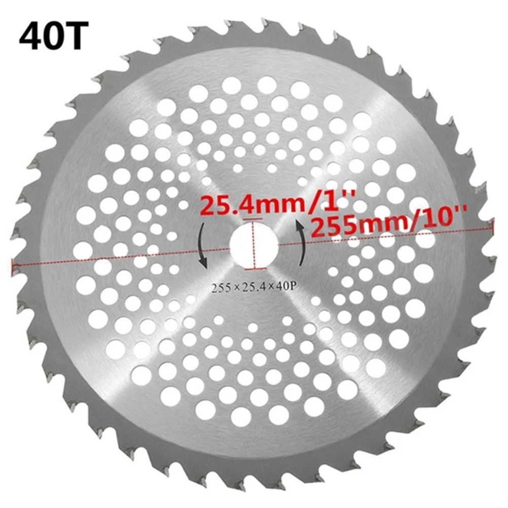 

Circular Saw Blade Portable Rotary Tool Circular Saw Blades Cutting Discs Mandrel For Cut Rotary 10'' 40 Teeth Bore Dia. 25.4mm