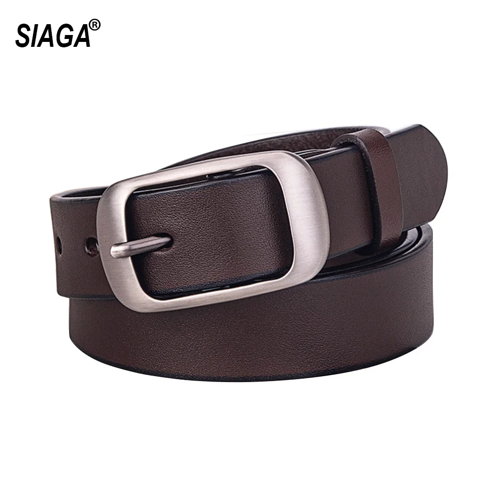2022 New Design Top Quality Smooth Cowhide Leather Belts for Unis Ladies Belt Jean Female Accessories 2.8cm Wide NSG932