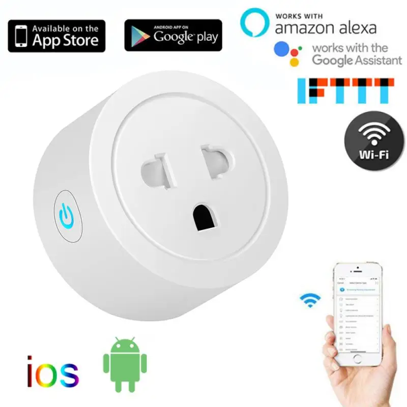 

WiFi Smart Plug Portable 16A Indian Socket Wireless Remote Voice Control Power Energy Monitor Outlet Timer for Alexa Google Home