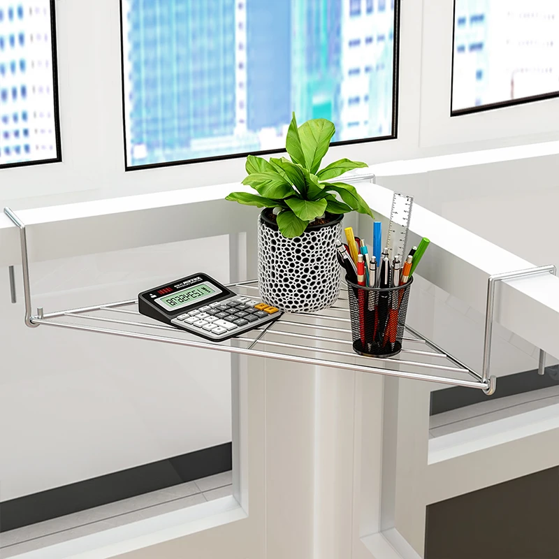 Офисная треугольная кованая железная Цветочная настольная рабочая станция