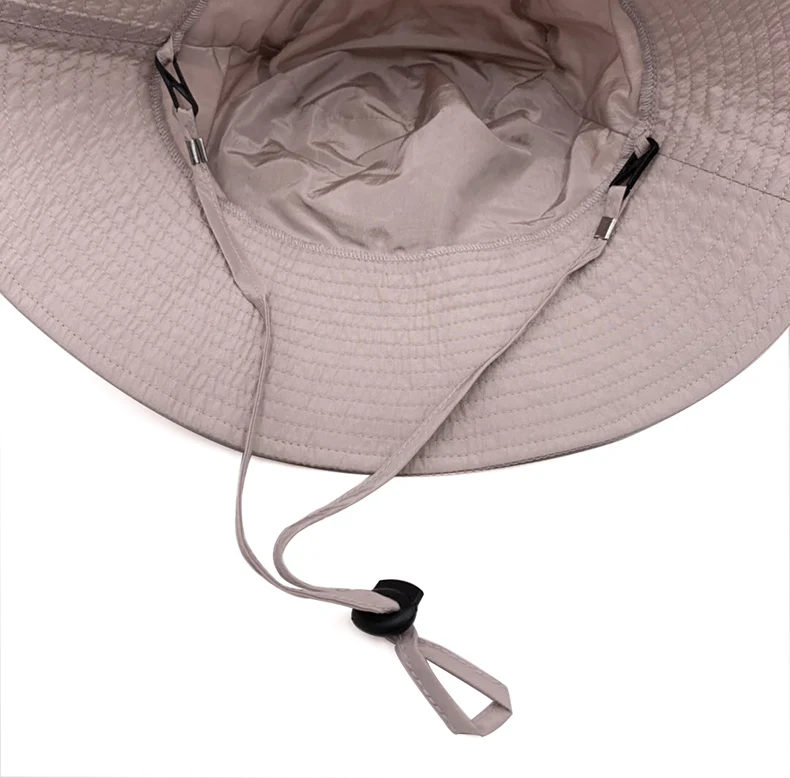 

2021 new summer breathable leisure holiday wind fisherman hat wild drawstring sunscreen sunscreen lightweight sun hat