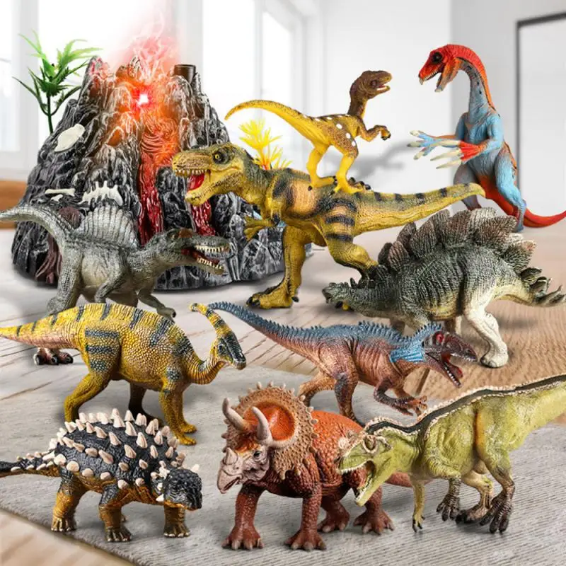 

Фигурки экшн-фигурки, модель Брахиозавра, плазиозавра, тираннозавр, дракон, динозавр, коллекционная игрушка-животное