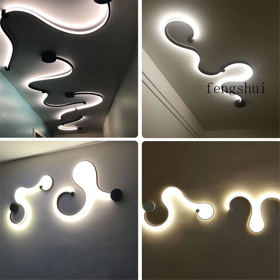 Современные настенные светильники Светодиодные комнатные лампы белого и