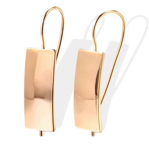 Серьги-капельки SYOUJYO из розового золота 585