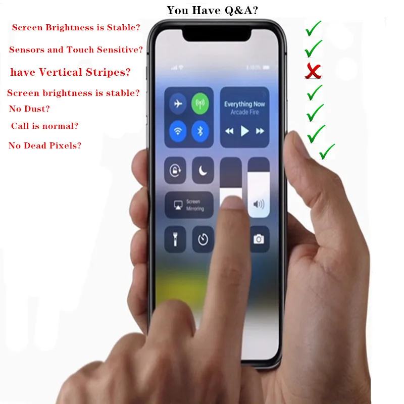ЖК-дисплей с сенсорным 3D дисплеем и дигитайзером для iPhone X XS XR Max | Мобильные