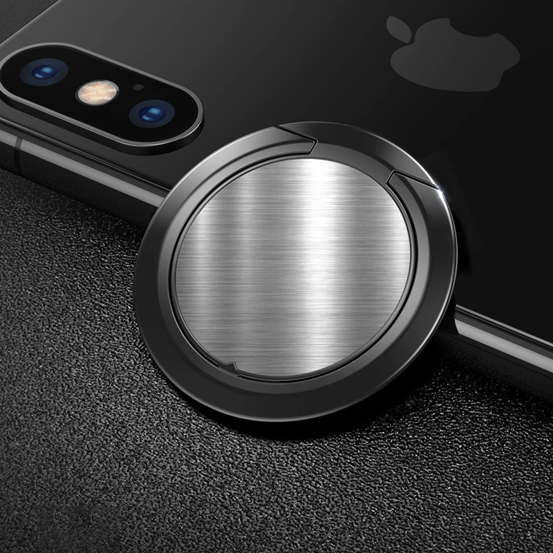

Ultra-Thin Metal Finger Ring Phone Holder 360 Degree Rotation Smartphone Socket For Magnet Holder Accessory For iPhone 11Bracket