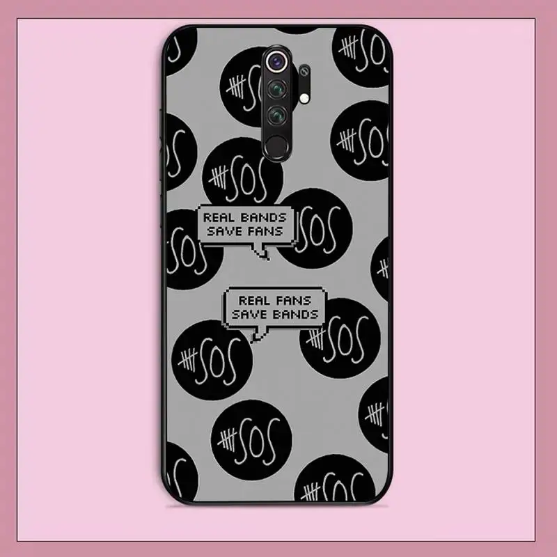 TOPLBPCS 5SOS 5 секунд лета телефон для RedMi note 7 8 9 6 4 X pro 8T 5A|Бамперы| |