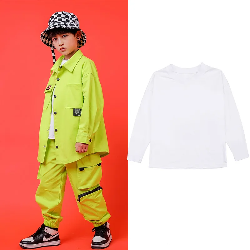 

Children's Hip-hop Suit Boy Hip-hop Style Personality Tide Costume Girl Hiphop Autumn and Winter Handsome Modern Dance Costume