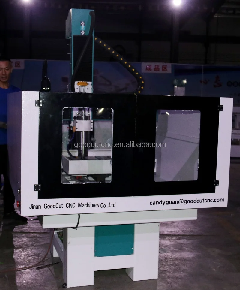 

4040 6060 cnc metal machine for engraving aluminum with cover
