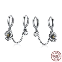 1 pair punk rock men brief earring unisex s925 silver small safety pins puncture unique stud earring for women delicate jewellry