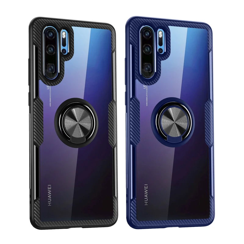 Прозрачный противоударный чехол для телефона Huawei P40 Pro Lite P30 P20 Nova 5T Honor 20 10 10i 8X Mate