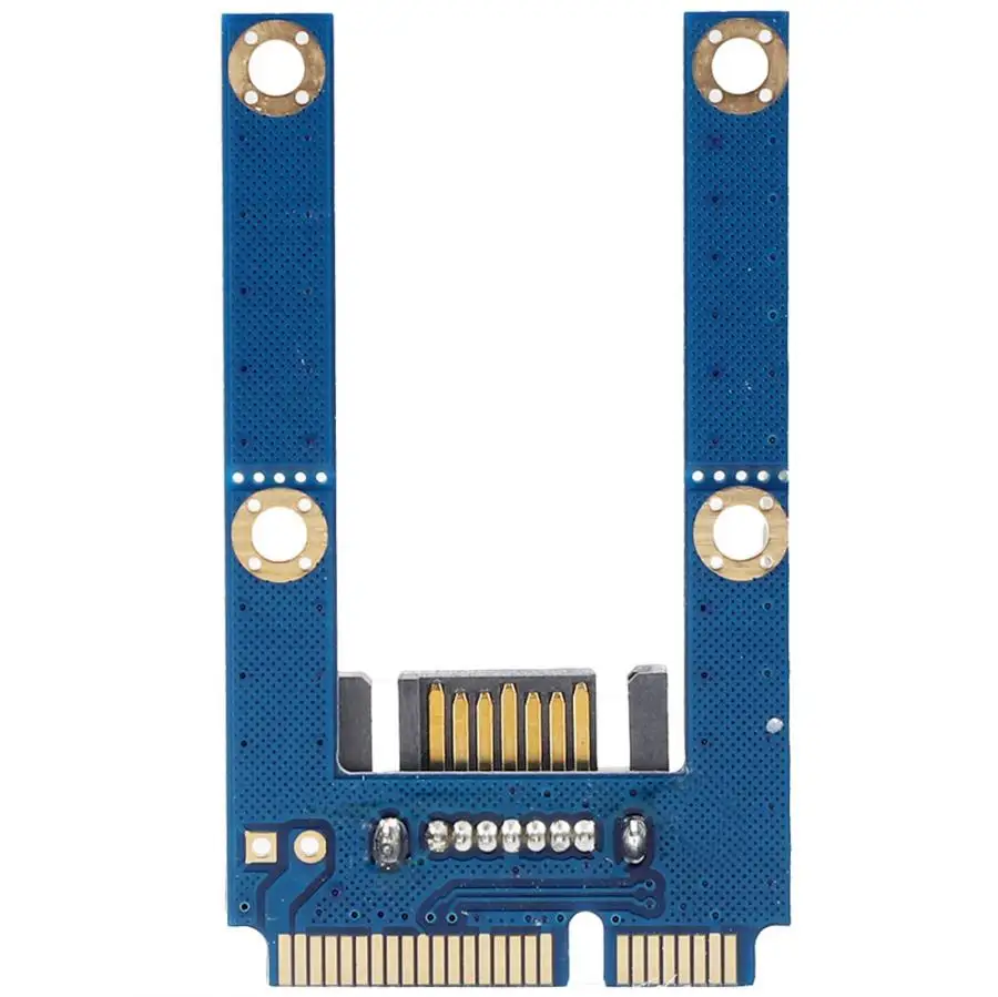 Компьютерные Кабельные адаптеры синий адаптер АБС карта mSATA SATA 7 контактов