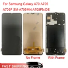 ЖК-дисплей для Samsung Galaxy A70 A705 A705F SM-A705MN A705FN  DS ЖК-дисплей с сенсорным экраном дигитайзер в сборе с рамкой