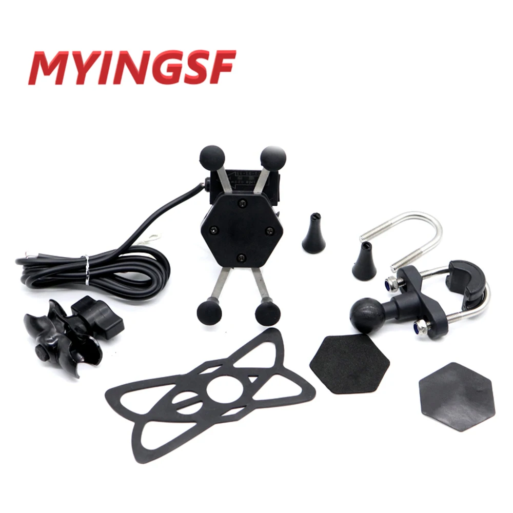 Держатель для телефона USB зарядное устройство YAMAHA YZFR1 YZFR6 2003 2018 YZFR6S 06 09 мотоцикла GPS
