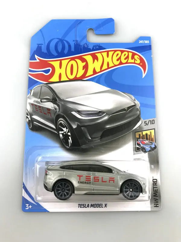 Hot Wheels 1: 64 Автомобиль TESLA модель 3 S X Коллекционное издание металлические Литые модели автомобилей детские игрушки подарок - Цвет: MODEL X -247