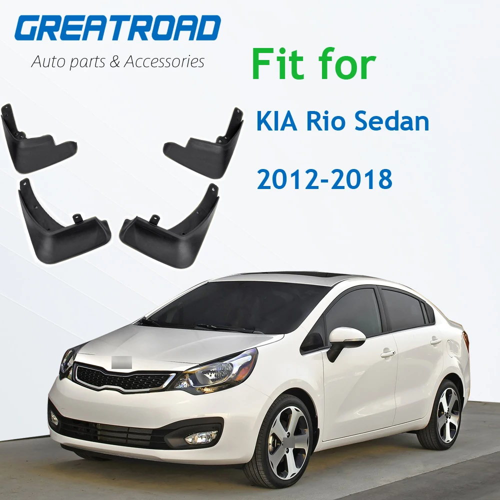 4 шт. автомобиль брызговики для KIA Rio седан 2012 2018 брызговик передние и задние