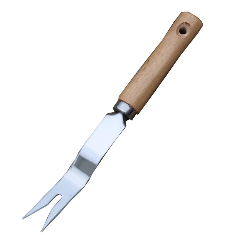 Садовая Вилочная головка экстрактор патио сад удаление сорняков обрезная лопата