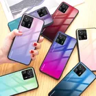 Градиентный стеклянный чехол для Xiaomi Mix 4, чехол Mix4, закаленный глянцевый чехол для POCO X3 GT POCO M3 Pro F3 GT X3 Pro NFC M3 F2 Pro
