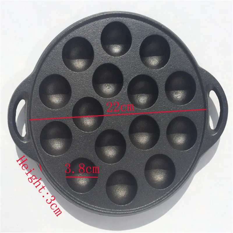 Антипригарная чугунная сковорода для выпечки торта осьминог мяч Барбекю